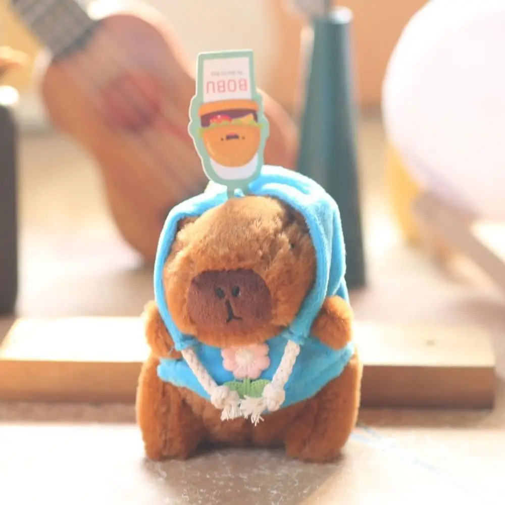 Cute Capybara Plush Toy Hoodie with Wings Simulation Doll Small Size Stuffed Animals Anime Fluffty Toy Birthday Party Cute Capybara Plush Toy Hoodie with Wings Simulation Doll Small Size Stuffed Animals Anime Fluffty Toy Birthday Party