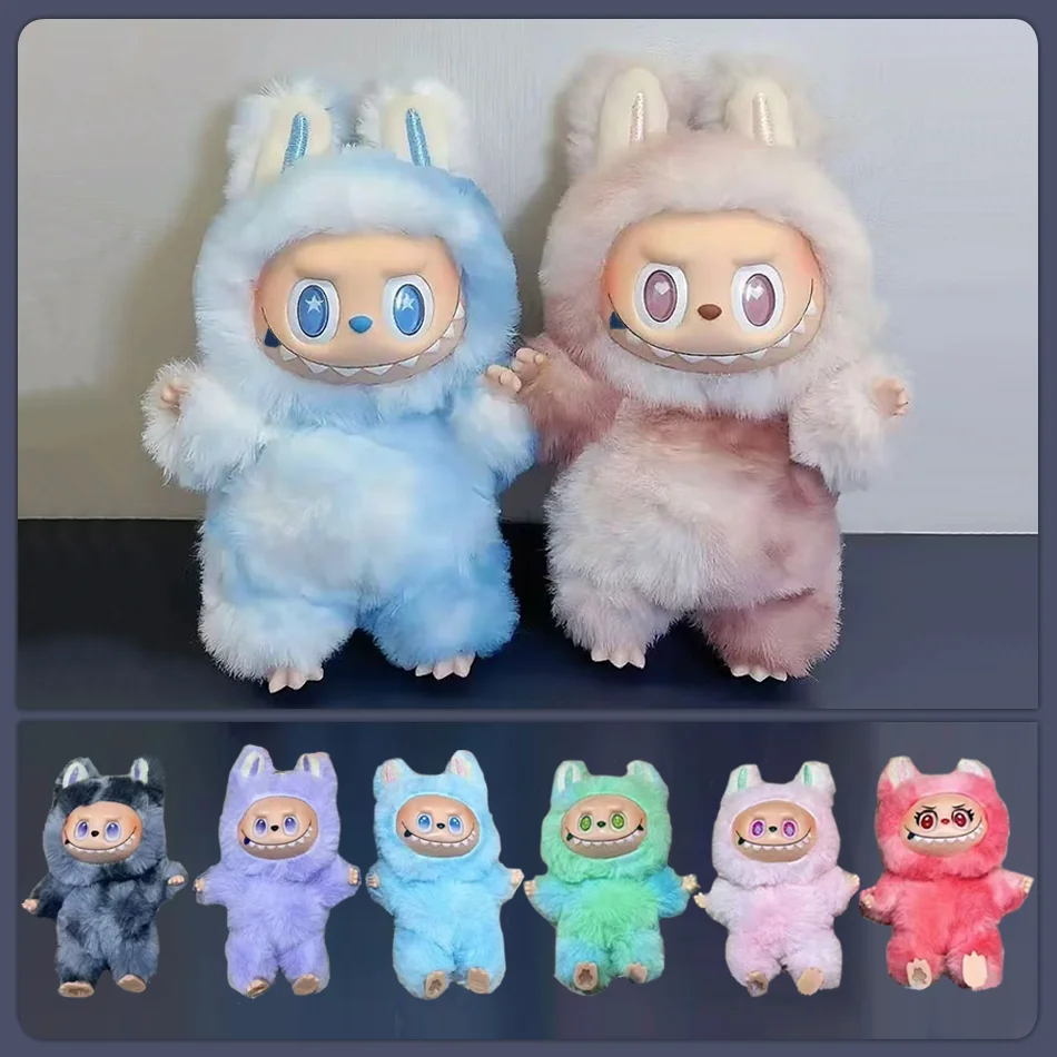 Labubu Third Generation Plush Doll Blind Box Series Glue-Elastic Face Plush Blind Box Labubu3.0