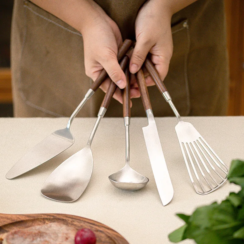 304 Stainless Steel Cooking Spoon Frying Spatula Walnut Cake Shovel Cake Spatula Knife Cooking Utensils Soup Ladle 304 Stainless Steel Cooking Spoon Frying Spatula Walnut Cake Shovel Cake Spatula Knife Cooking Utensils Soup Ladle