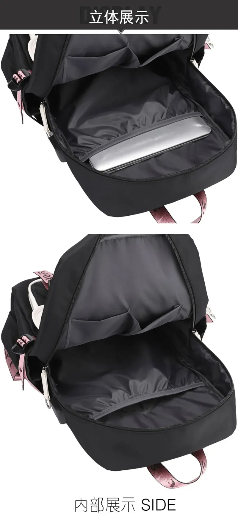 Japanese Anime Demon Slayer Backpack Nezuko Tanjirou Zenitsu Usb Bagpacks Fashion Women Men Travel Bag Girls Boys School Bags Japanese Anime Demon Slayer Backpack Nezuko Tanjirou Zenitsu Usb Bagpacks Fashion Women Men Travel Bag Girls Boys School Bags
