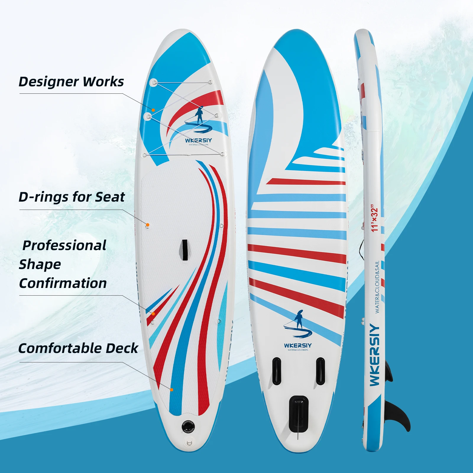 inflatable stand up paddle board 11' Sup board with paddle board accessories inflatable stand up paddle board 11' Sup board with paddle board accessories