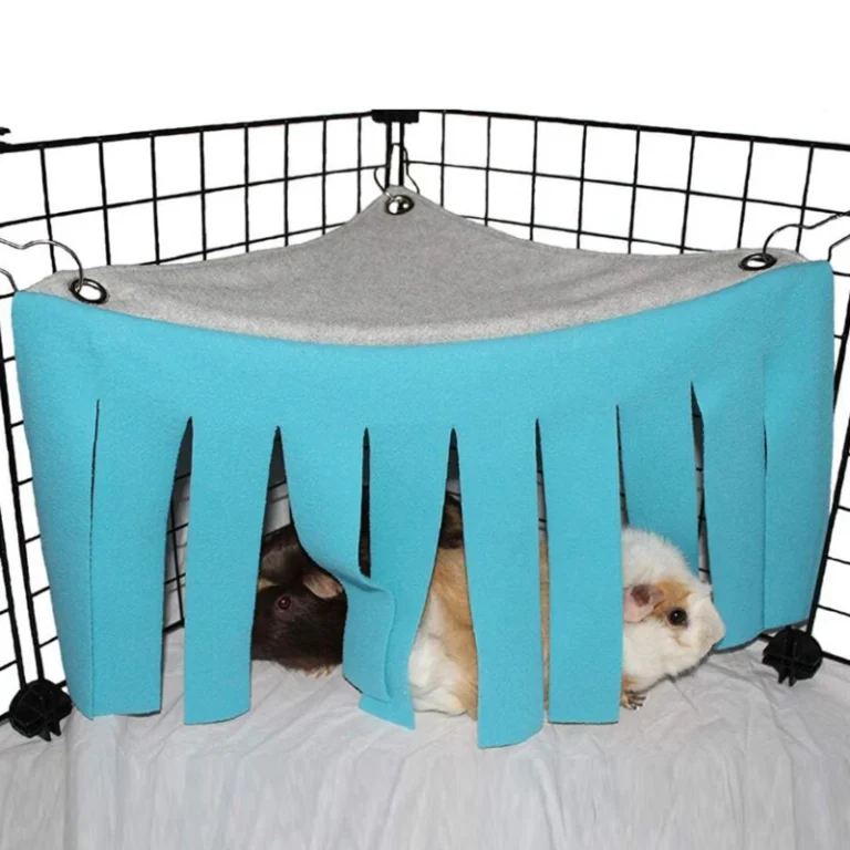 Double Layered Hamster Cage Sleeping Hammock Print Guinea Pig Clothes Bed Rodent Hammock Chinchilla Cage Little House