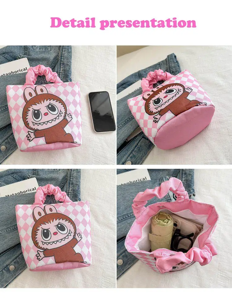 New Labubu Fashion Bucket Bag Multi-Style Girls Shoulder Bag Large Capacity Creative Handbag Cotton Filling Cute Holiday Gifts New Labubu Fashion Bucket Bag Multi-Style Girls Shoulder Bag Large Capacity Creative Handbag Cotton Filling Cute Holiday Gifts