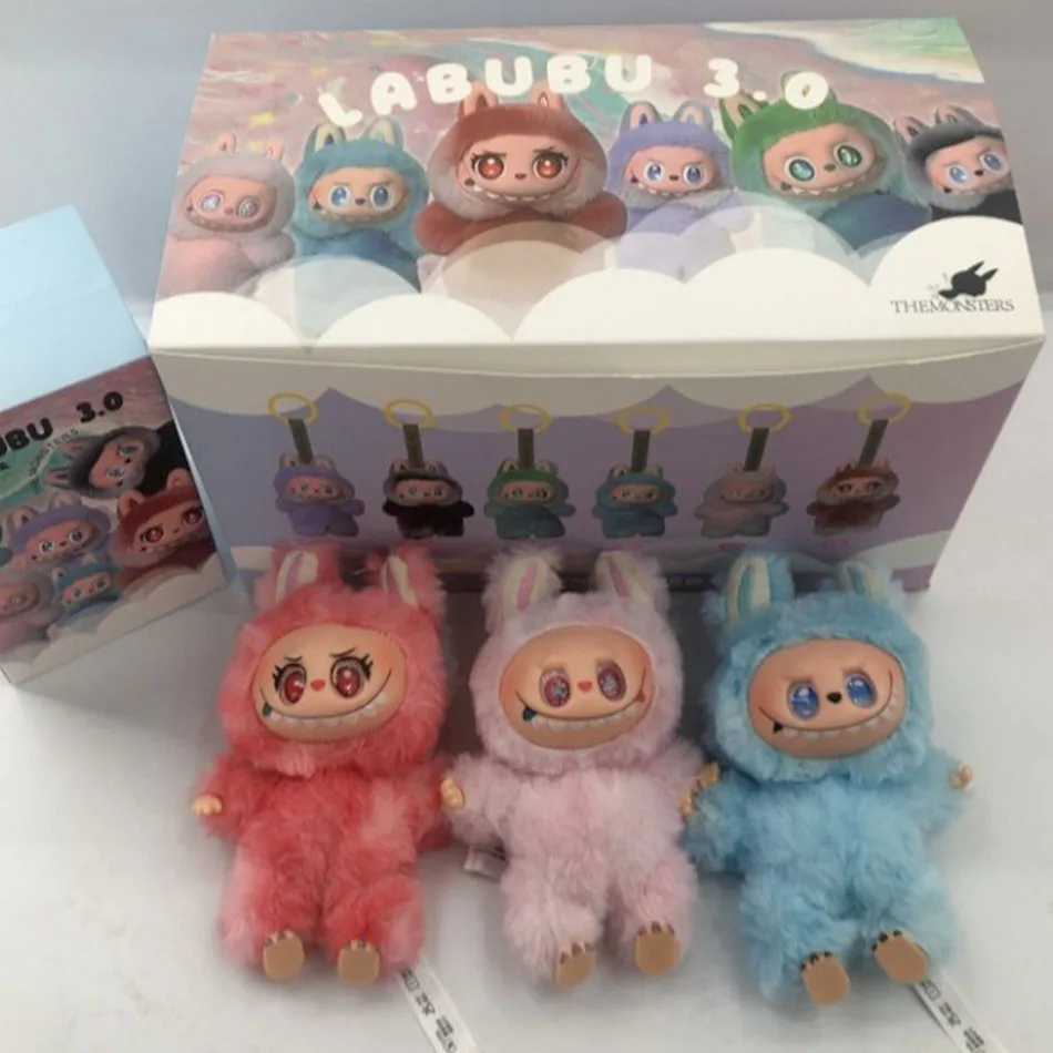 Labubu The Monsters V3 Series Blind Teddy Box, Vinyl Base Toy, Animated Characters, Mysterious Surprise Box, Keychain, Children' Labubu The Monsters V3 Series Blind Teddy Box, Vinyl Base Toy, Animated Characters, Mysterious Surprise Box, Keychain, Children'