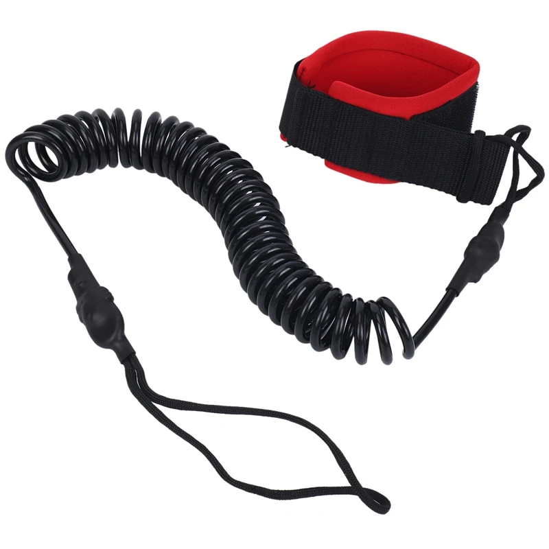 10.6Ft Ankle Leash Surfing Coiled Stand Up Paddle Board Black Tpu Paddle Board Foot Leg Rope Surfboard Raft Traction Rope 10.6Ft Ankle Leash Surfing Coiled Stand Up Paddle Board Black Tpu Paddle Board Foot Leg Rope Surfboard Raft Traction Rope