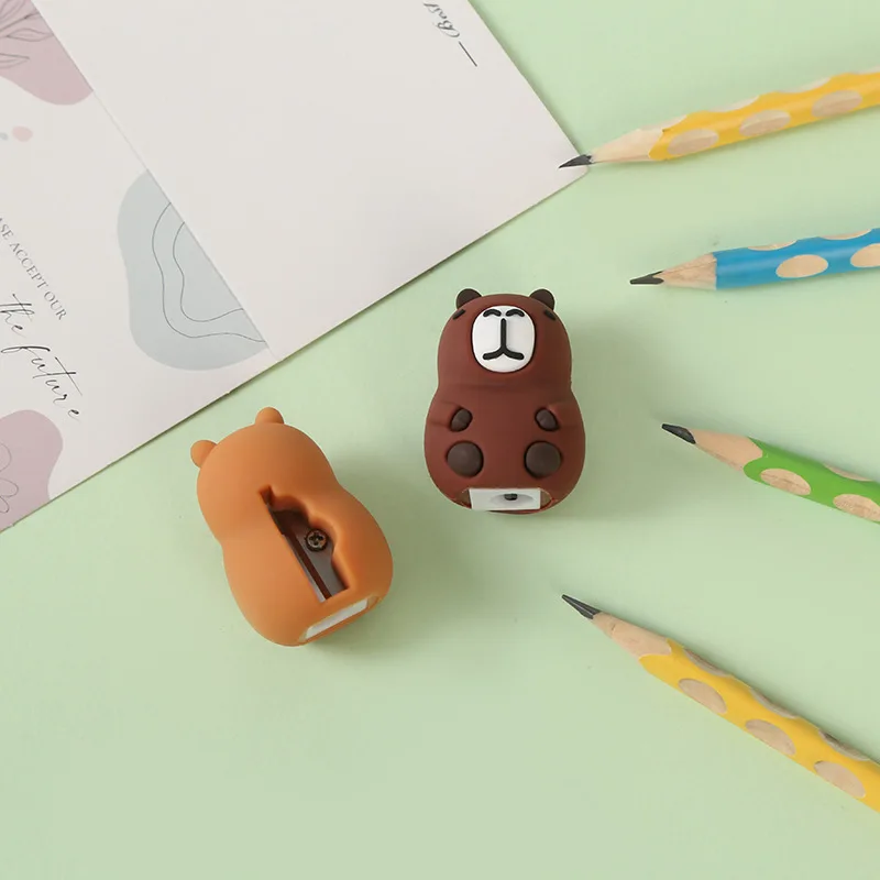 Capibara Cute Sharpener Pencil Kids Anime Capybara Sharpeners Student Back To School Stationary Children Birthday Gift Hot Sales Capibara Cute Sharpener Pencil Kids Anime Capybara Sharpeners Student Back To School Stationary Children Birthday Gift Hot Sales