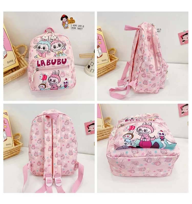 New Large Capacity Labubu Kindergarten Bag Children's Backpack Cartoon Cute Primary School Backpack Shoulder Bag New Large Capacity Labubu Kindergarten Bag Children's Backpack Cartoon Cute Primary School Backpack Shoulder Bag
