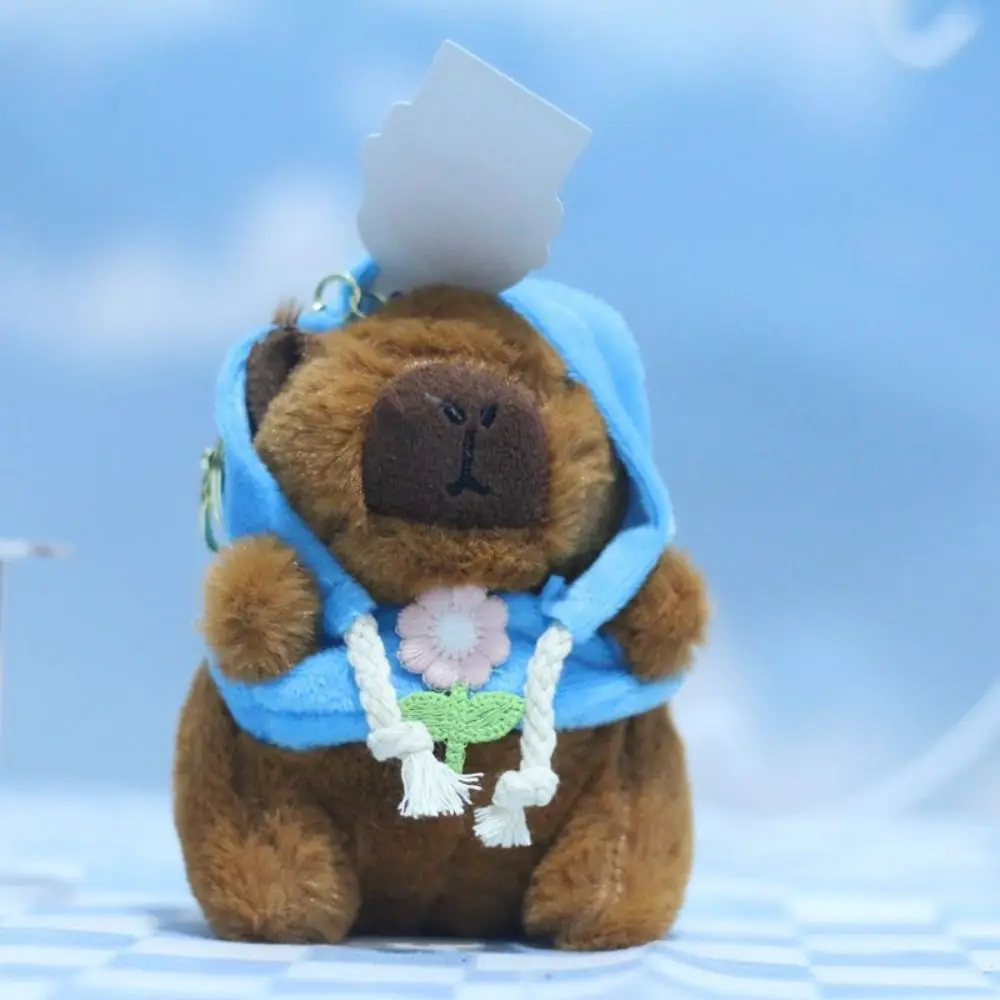 Cute Capybara Plush Toy Hoodie with Wings Simulation Doll Small Size Stuffed Animals Anime Fluffty Toy Birthday Party Cute Capybara Plush Toy Hoodie with Wings Simulation Doll Small Size Stuffed Animals Anime Fluffty Toy Birthday Party