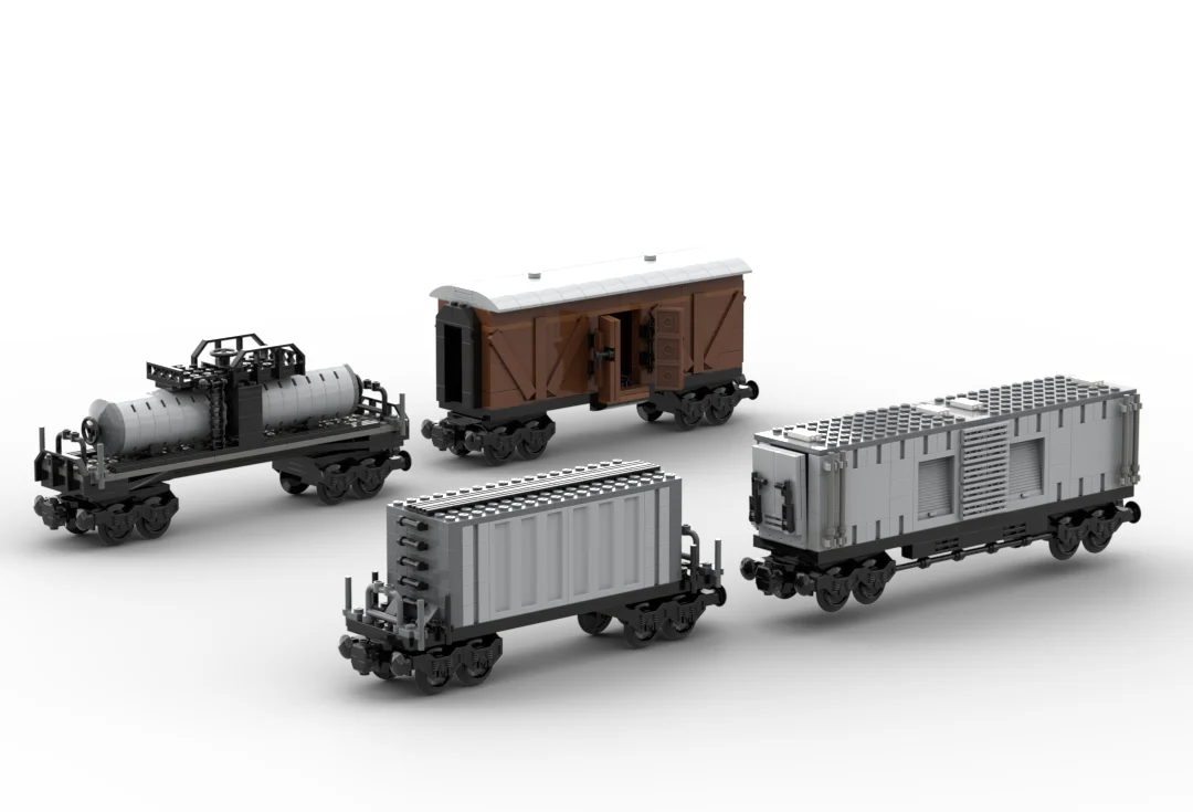 MOC Creative Train Base Boiler Transport Vehicle Urban Retro Carriage Container Building Blocks Children's Toys MOC Creative Train Base Boiler Transport Vehicle Urban Retro Carriage Container Building Blocks Children's Toys