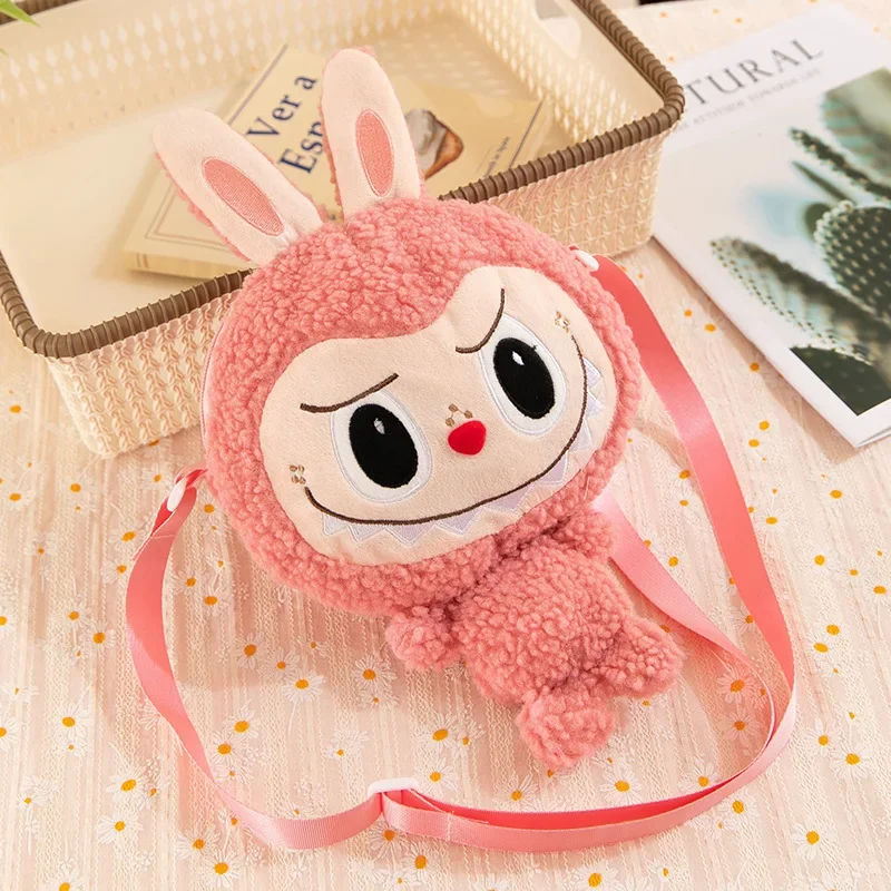 30cm Labubu Shoulder Cartoon Cute Doll Backpack Toy Play Crossbody Pouch Monster Outdoor Travel Bag Christmas Gift 30cm Labubu Shoulder Cartoon Cute Doll Backpack Toy Play Crossbody Pouch Monster Outdoor Travel Bag Christmas Gift