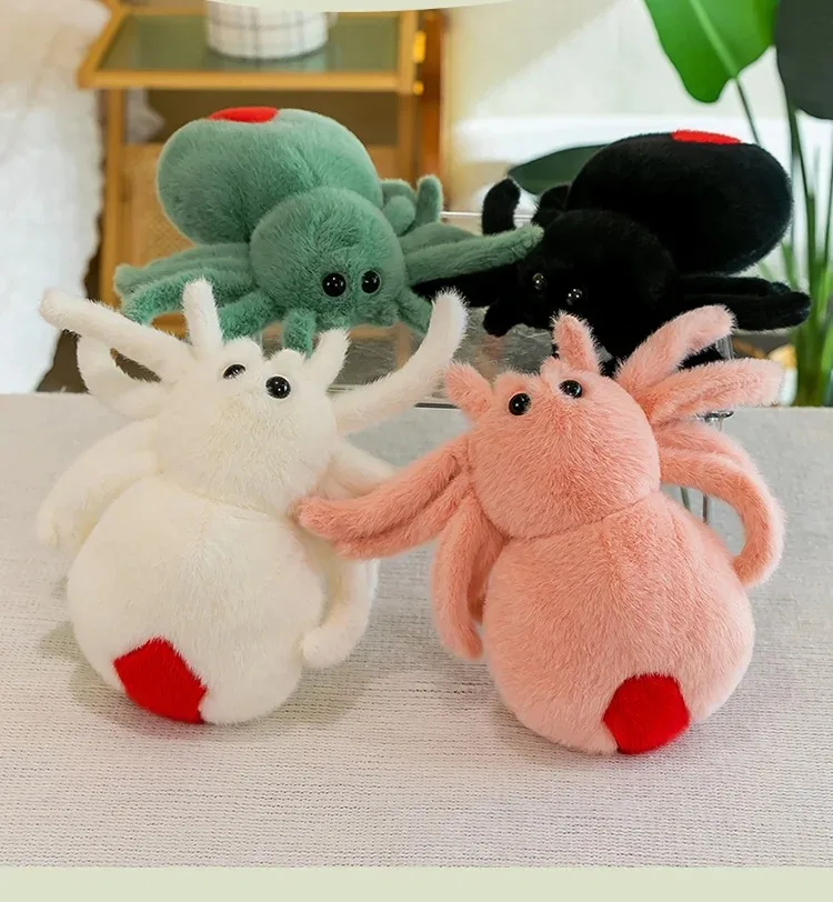 Simulation Black Spider Jumping Spider Doll Crawling Pet Doll Plush Cute Reptile Plush Toy Super Cute Doll Simulation Black Spider Jumping Spider Doll Crawling Pet Doll Plush Cute Reptile Plush Toy Super Cute Doll