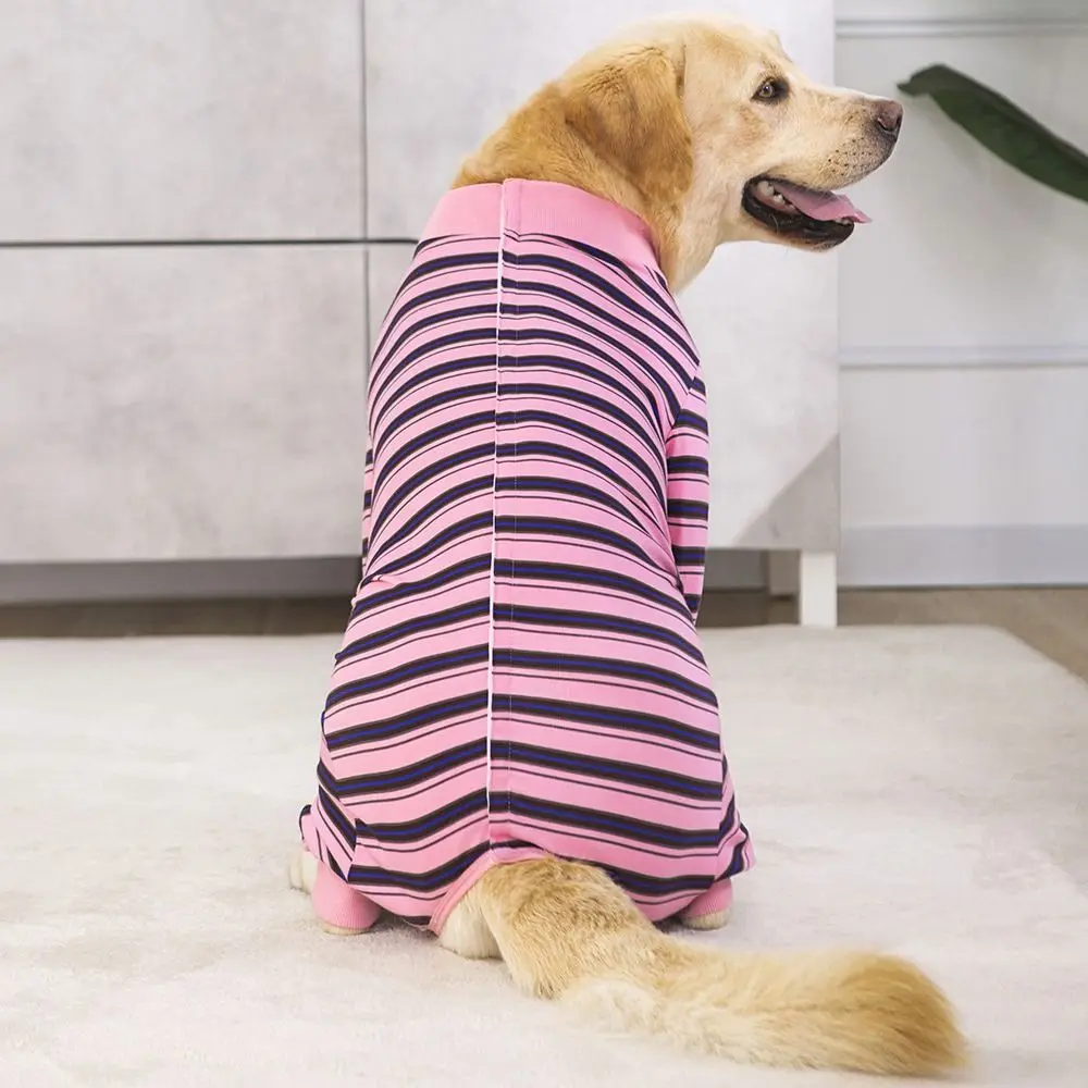Pet Dog Jumpsuit Full Cover Dog Recovery Suit After Surgery Anti Shedding Bodysuit Pet Claming Pajamas Small Medium Large Dog