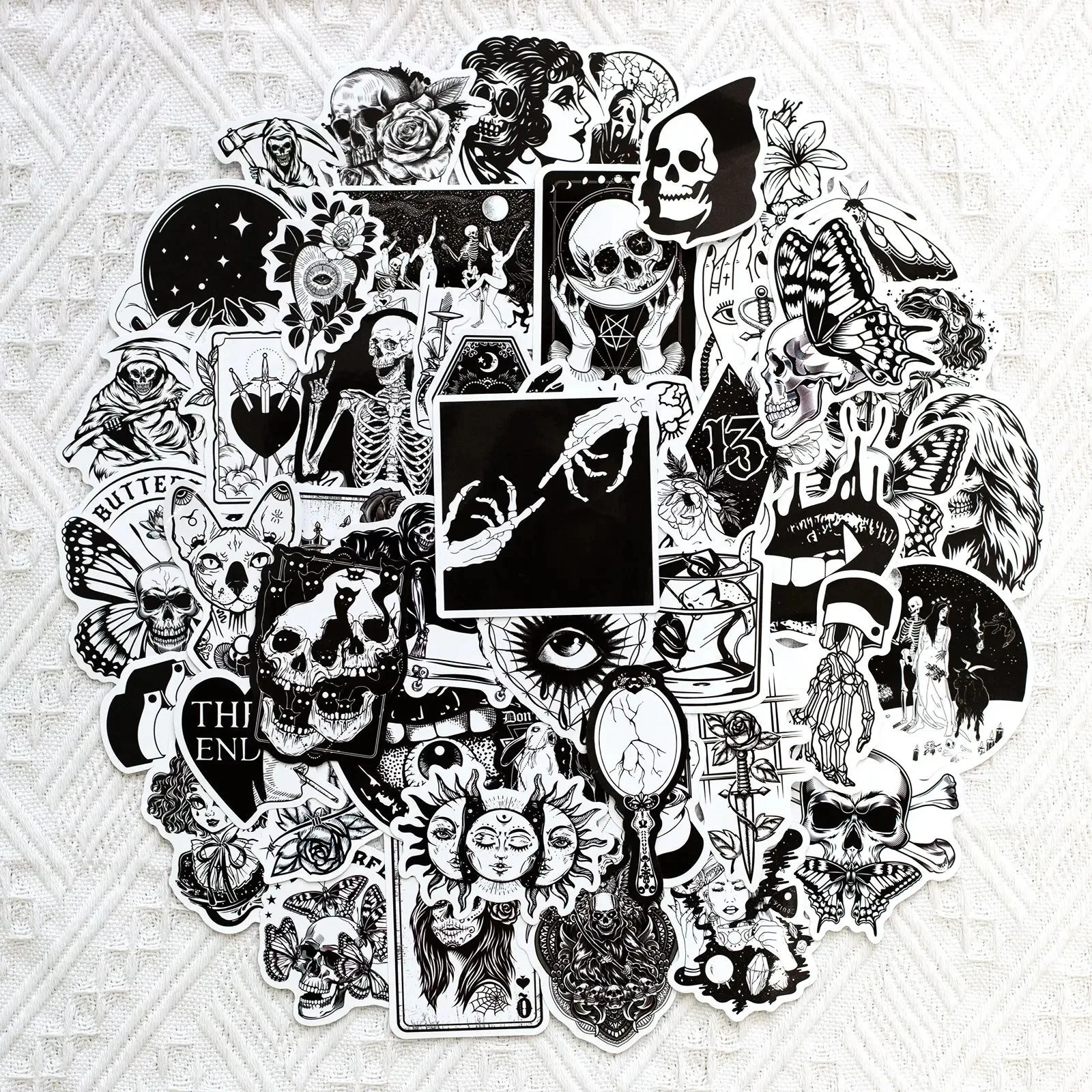 50PCS Gothic Stickers,Waterproof And Colorproof Stickers, Laptop, Water Bottle, Phone Case.Very Individual 50PCS Gothic Stickers,Waterproof And Colorproof Stickers, Laptop, Water Bottle, Phone Case.Very Individual