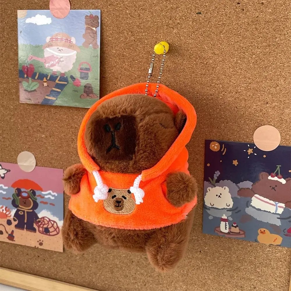 Cute Capybara Plush Toy Hoodie with Wings Simulation Doll Small Size Stuffed Animals Anime Fluffty Toy Birthday Party Cute Capybara Plush Toy Hoodie with Wings Simulation Doll Small Size Stuffed Animals Anime Fluffty Toy Birthday Party