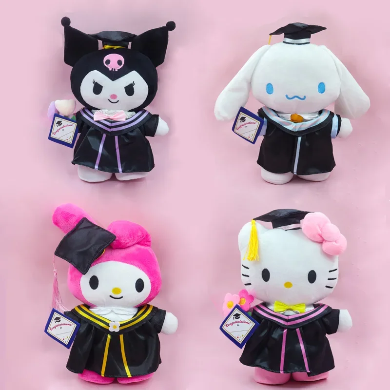 2025 Cute Graduation Push Stitch Plush Toy Stuffed Soft Kawaii Sanrio Hello Kitty Dolls Graduation Gifts for Adult Kids 2025 Cute Graduation Push Stitch Plush Toy Stuffed Soft Kawaii Sanrio Hello Kitty Dolls Graduation Gifts for Adult Kids