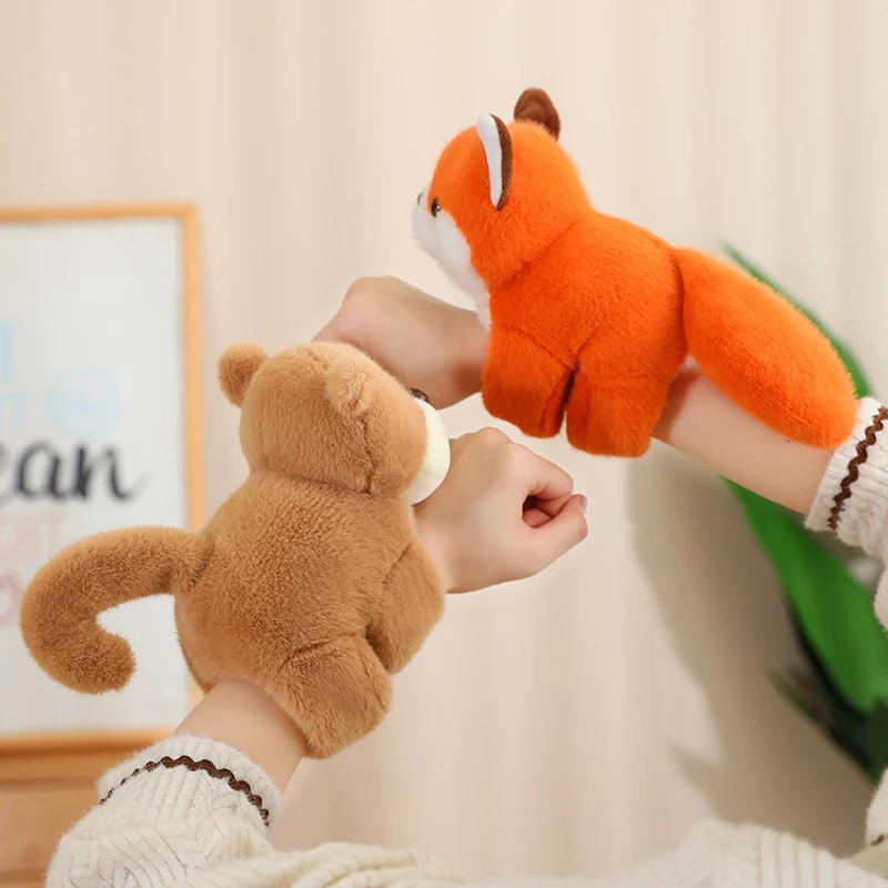Creative Stuffed Animals Raccoon Fox Husky Cat Monkey Papa Circle Toy Wrapped Around Arm Doll Toys For Kids Birthday Gift Creative Stuffed Animals Raccoon Fox Husky Cat Monkey Papa Circle Toy Wrapped Around Arm Doll Toys For Kids Birthday Gift