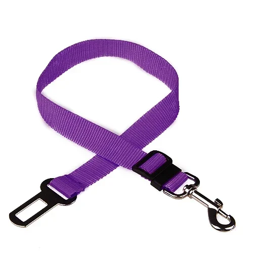 Adjustable Pet Cat Dog Car Seat Belt Pet Seat Vehicle Dog Harness Lead Clip Safety Lever Traction Dog Collars Dogs Accessoires
