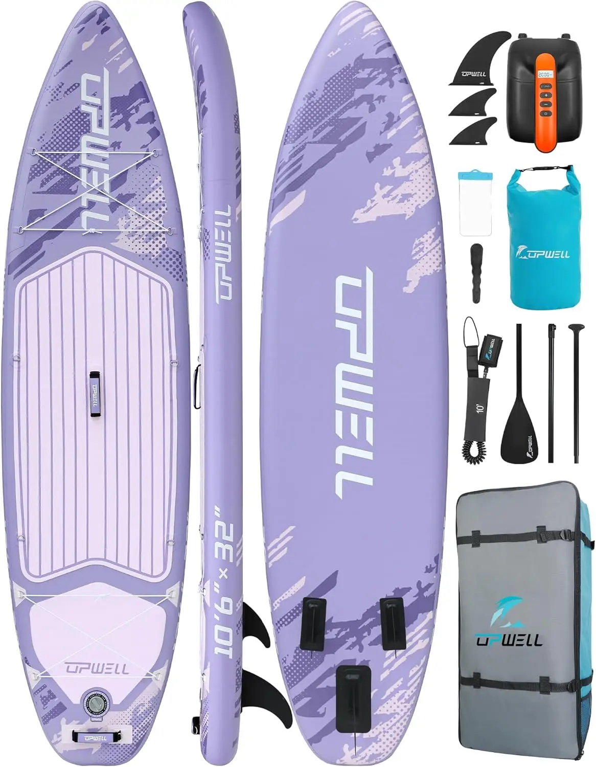 UPWELL 10’2”Stand Up Paddle Board for Youth & Adults, Inflatable Paddle Board with Stable Design UPWELL 10’2”Stand Up Paddle Board for Youth & Adults, Inflatable Paddle Board with Stable Design