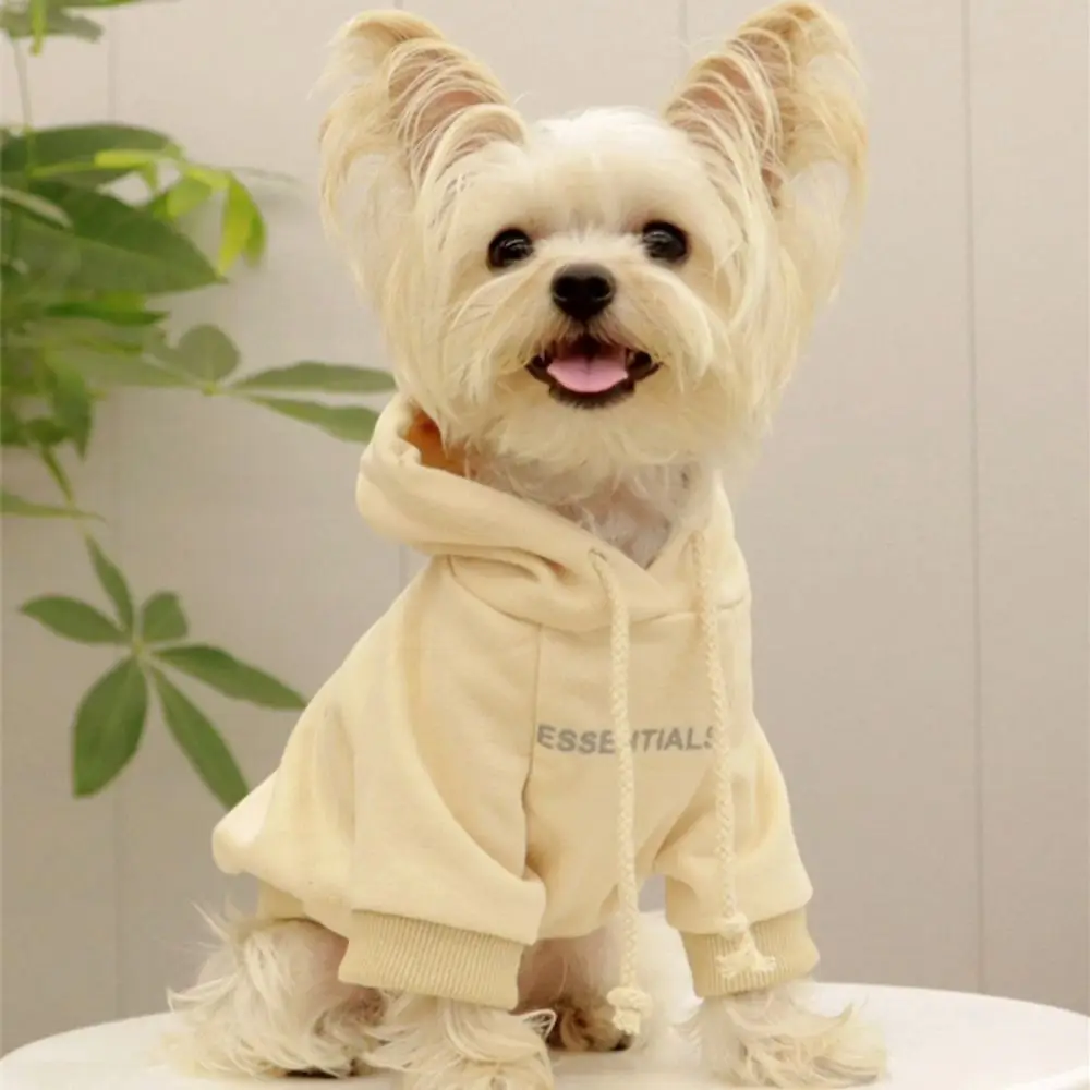 Polyester/Plush Thickened Warm Dog Sweater Soft Comfortable Dog Hoodie Sweatshirt Warm Two-legged Puppy Coat Outdoor Polyester/Plush Thickened Warm Dog Sweater Soft Comfortable Dog Hoodie Sweatshirt Warm Two-legged Puppy Coat Outdoor