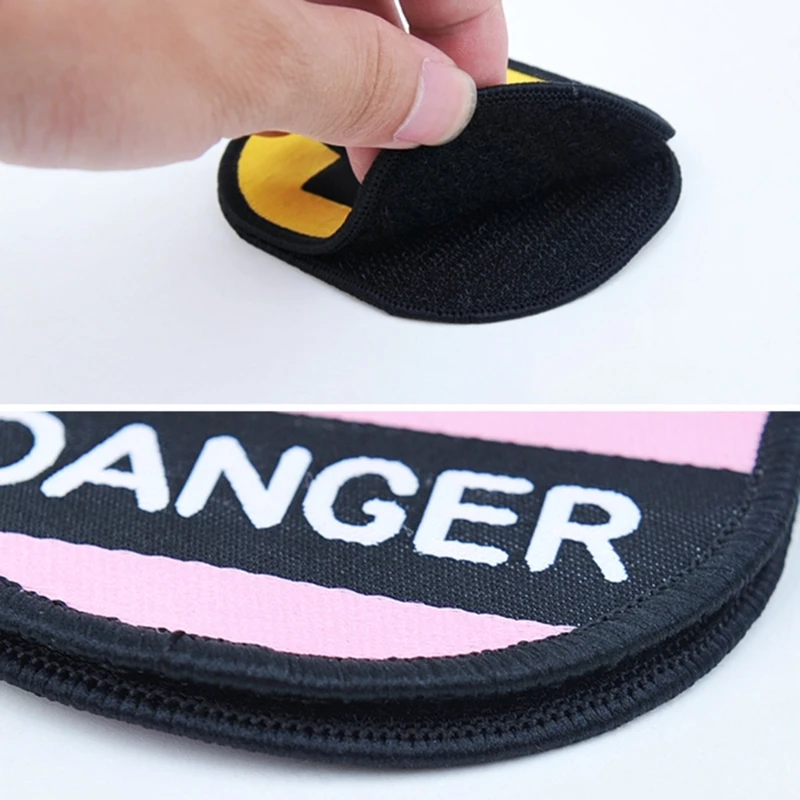 Pet Social Identification Labels Tear Resistant Dog Social Recognition Decals for Enthusiasts Easily Apply for Dress Up