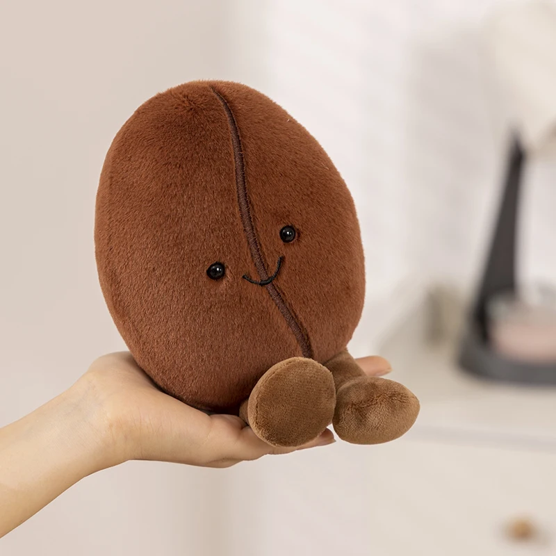 Kawaii Simulated Coffee Food Plush Doll Pillow Brown Coffee Bean With Foot Soft Plush Stuffed Pillow Bedroom Sofa Decor Gift Kawaii Simulated Coffee Food Plush Doll Pillow Brown Coffee Bean With Foot Soft Plush Stuffed Pillow Bedroom Sofa Decor Gift
