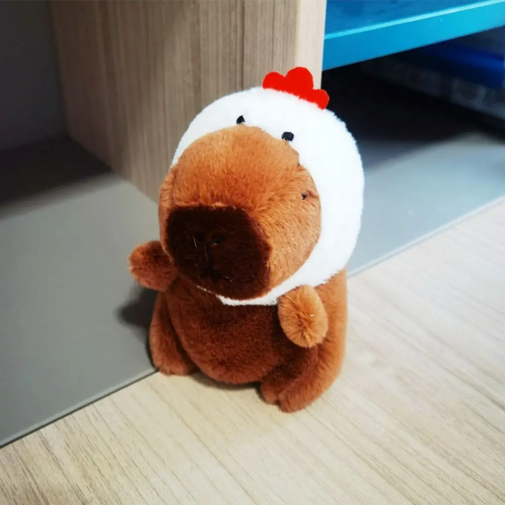 Cute Multicolor Plush Capybara Keychain Toy Cartoon Capybara Headgear Capybara Doll Accessories Guinea Pig Fluffty Animal Doll Cute Multicolor Plush Capybara Keychain Toy Cartoon Capybara Headgear Capybara Doll Accessories Guinea Pig Fluffty Animal Doll