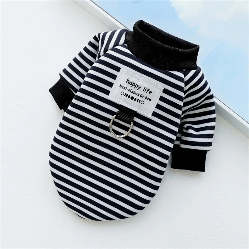 Dog Clothes for Small Dogs Spring Autumn Kitten Puppy Costumes Pet Striped Dog Hoodies Dog Shirt Chihuahua Bulldog Sweatshirt Dog Clothes for Small Dogs Spring Autumn Kitten Puppy Costumes Pet Striped Dog Hoodies Dog Shirt Chihuahua Bulldog Sweatshirt