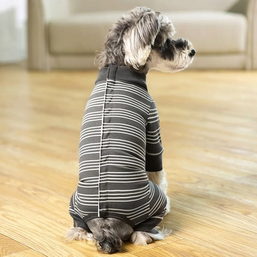 Pet Dog Jumpsuit Full Cover Dog Recovery Suit After Surgery Anti Shedding Bodysuit Pet Claming Pajamas Small Medium Large Dog
