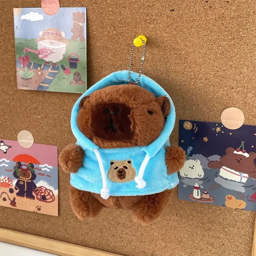Cute Capybara Plush Toy Hoodie with Wings Simulation Doll Small Size Stuffed Animals Anime Fluffty Toy Birthday Party Cute Capybara Plush Toy Hoodie with Wings Simulation Doll Small Size Stuffed Animals Anime Fluffty Toy Birthday Party