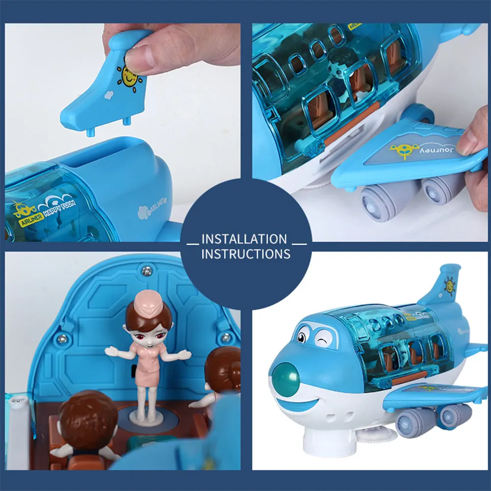 Kids Toys Electric Plane Aircraft Toys Car Airplane Model Music Simulation Boy Children Traffic Toy Christmas Gifts for Girls Kids Toys Electric Plane Aircraft Toys Car Airplane Model Music Simulation Boy Children Traffic Toy Christmas Gifts for Girls