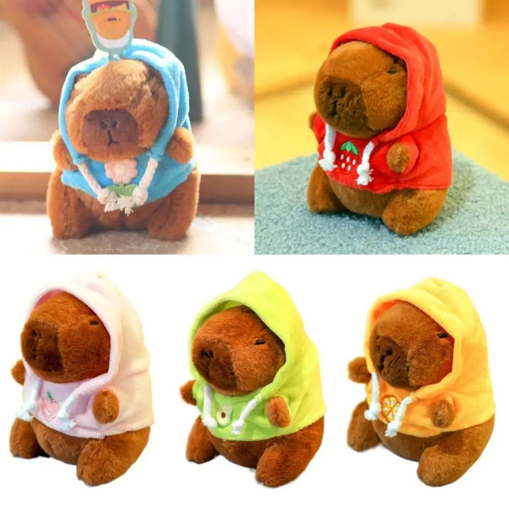 Cute Capybara Plush Toy Hoodie with Wings Simulation Doll Small Size Stuffed Animals Anime Fluffty Toy Birthday Party Cute Capybara Plush Toy Hoodie with Wings Simulation Doll Small Size Stuffed Animals Anime Fluffty Toy Birthday Party