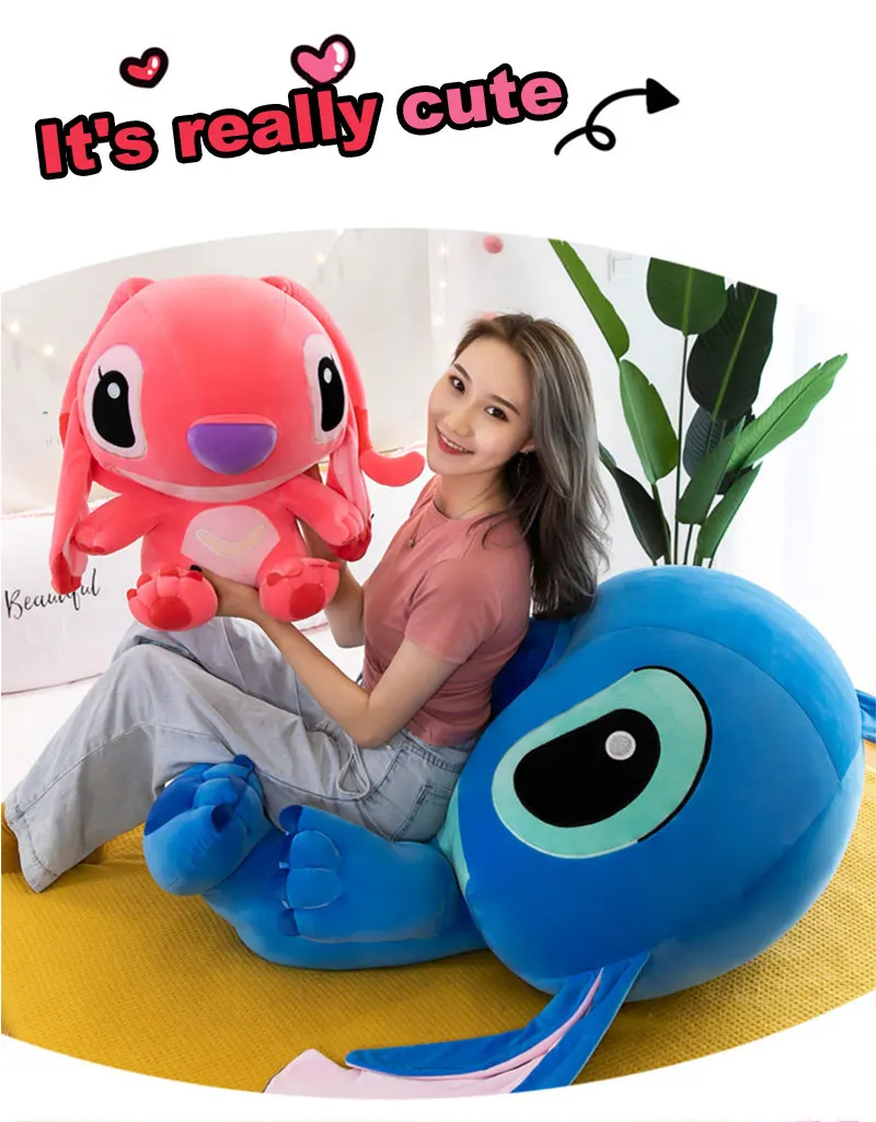 20-60cm Giant Size Lilo & Stitch Couple Models Cartoon Stuffed Plush Anime Plushs Toys Pendant Toy Pillow Kids Birthday Gift 20-60cm Giant Size Lilo & Stitch Couple Models Cartoon Stuffed Plush Anime Plushs Toys Pendant Toy Pillow Kids Birthday Gift