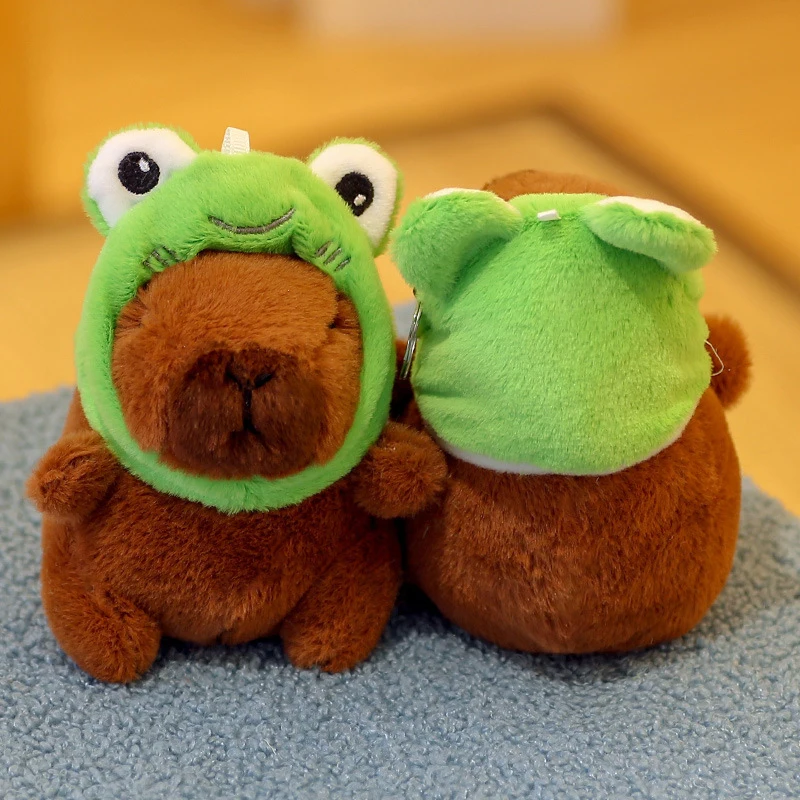 Cartoon Capybara Plush Keychain Bag Pendant Hanging Decoration Cute Stuffed Doll Toy Desktop Doll Ornament Car Keyring Kids Gift Cartoon Capybara Plush Keychain Bag Pendant Hanging Decoration Cute Stuffed Doll Toy Desktop Doll Ornament Car Keyring Kids Gift