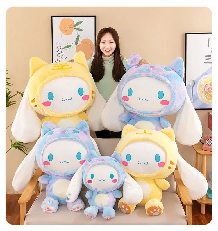 Big Size Sanrio Kawaii Cinnamoroll Dog Plush Toys Pillow Stuffed Animal Comfort Soft Dolls Kids Birthday Gift Cartoon Anime Toy Big Size Sanrio Kawaii Cinnamoroll Dog Plush Toys Pillow Stuffed Animal Comfort Soft Dolls Kids Birthday Gift Cartoon Anime Toy