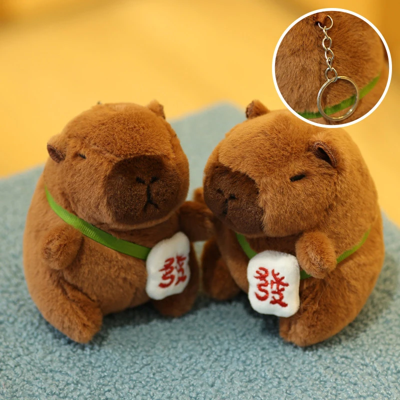Cartoon Capybara Plush Keychain Bag Pendant Hanging Decoration Cute Stuffed Doll Toy Desktop Doll Ornament Car Keyring Kids Gift Cartoon Capybara Plush Keychain Bag Pendant Hanging Decoration Cute Stuffed Doll Toy Desktop Doll Ornament Car Keyring Kids Gift