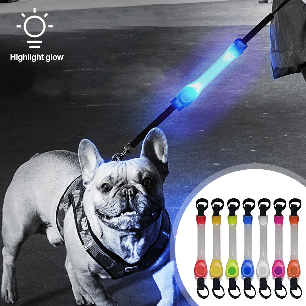 Dog Anti Lost Safety Glowing Collar Outdoor Waterproof Warning LED Flashing Light Strip for Pet Leash Harness Dog Accessories Dog Anti Lost Safety Glowing Collar Outdoor Waterproof Warning LED Flashing Light Strip for Pet Leash Harness Dog Accessories