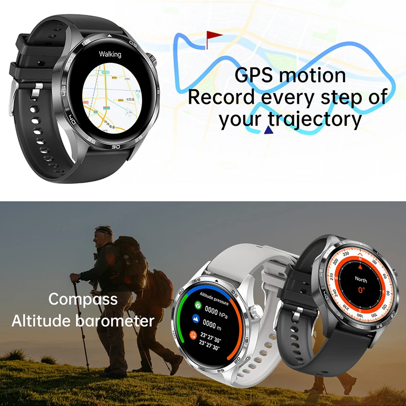 GT5 PRO Smart Watch Men Watch 5 Pro AMOLED HD Screen Bluetooth Call GPS Trajectory NFC Heart Rate Compass SmartWatches 2024 New GT5 PRO Smart Watch Men Watch 5 Pro AMOLED HD Screen Bluetooth Call GPS Trajectory NFC Heart Rate Compass SmartWatches 2024 New