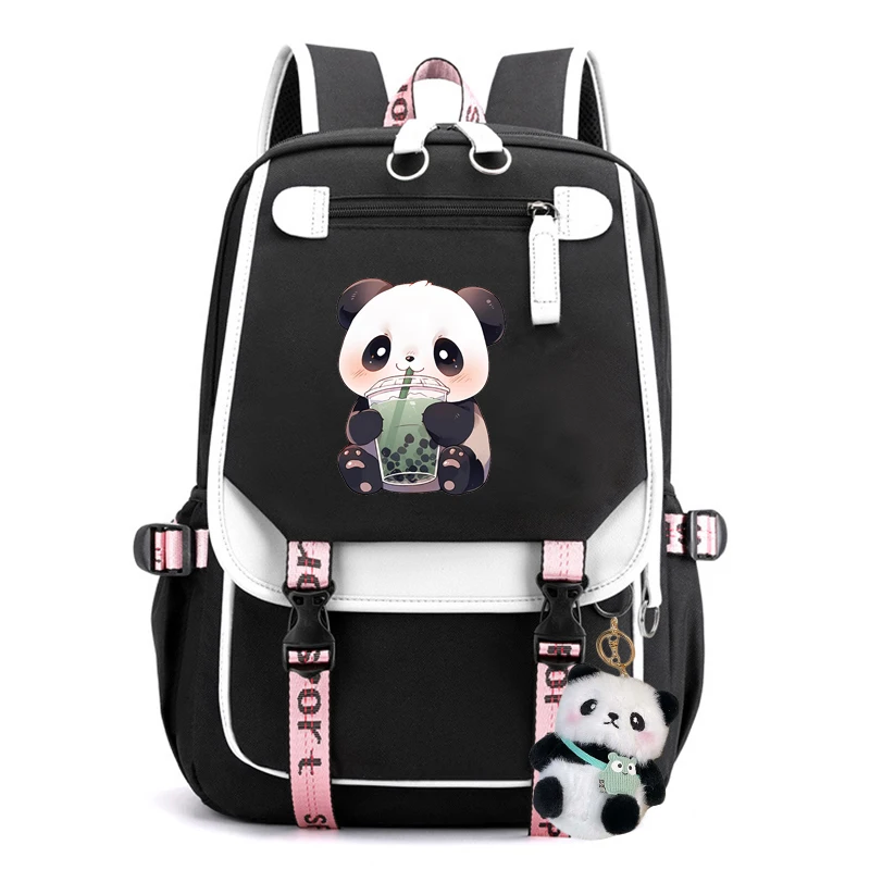 Girls Backpack Kawaii Panda Boba Tea Anime Cartoon School Bags for Student Teens Girls Women Laptop Backpack Travel Bagpacks Girls Backpack Kawaii Panda Boba Tea Anime Cartoon School Bags for Student Teens Girls Women Laptop Backpack Travel Bagpacks