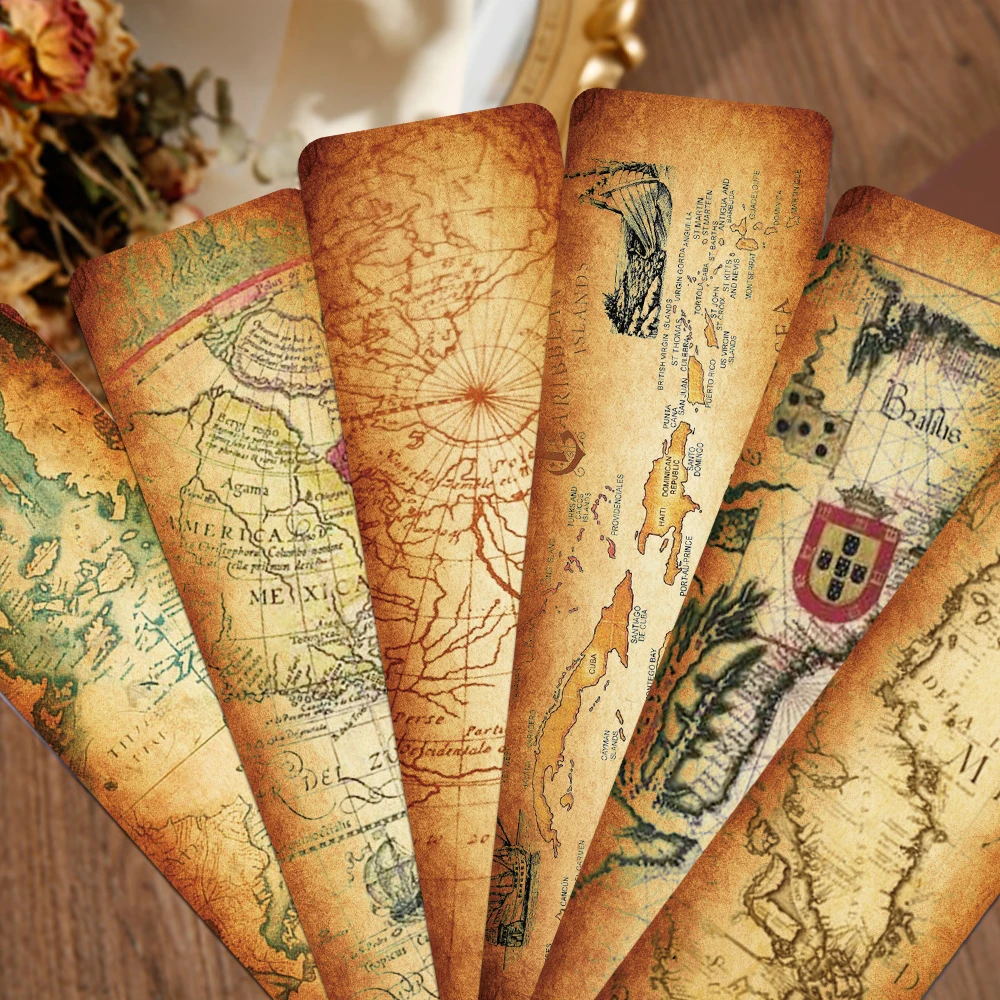 30pcs Vintage Map Bookmarks Reading Pages Books Tagged School Stationary Supplies DIY Aesthetic Bookmark Students Creative Gifts 30pcs Vintage Map Bookmarks Reading Pages Books Tagged School Stationary Supplies DIY Aesthetic Bookmark Students Creative Gifts