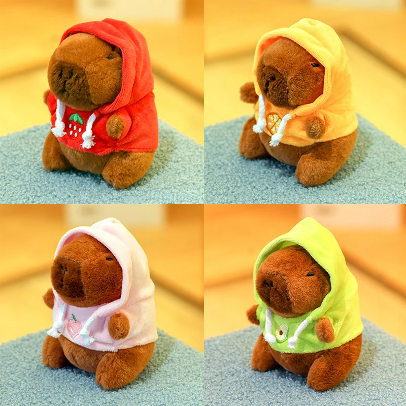 Cartoon Capybara Plush Keychain Bag Pendant Hanging Decoration Cute Stuffed Doll Toy Desktop Doll Ornament Car Keyring Kids Gift Cartoon Capybara Plush Keychain Bag Pendant Hanging Decoration Cute Stuffed Doll Toy Desktop Doll Ornament Car Keyring Kids Gift