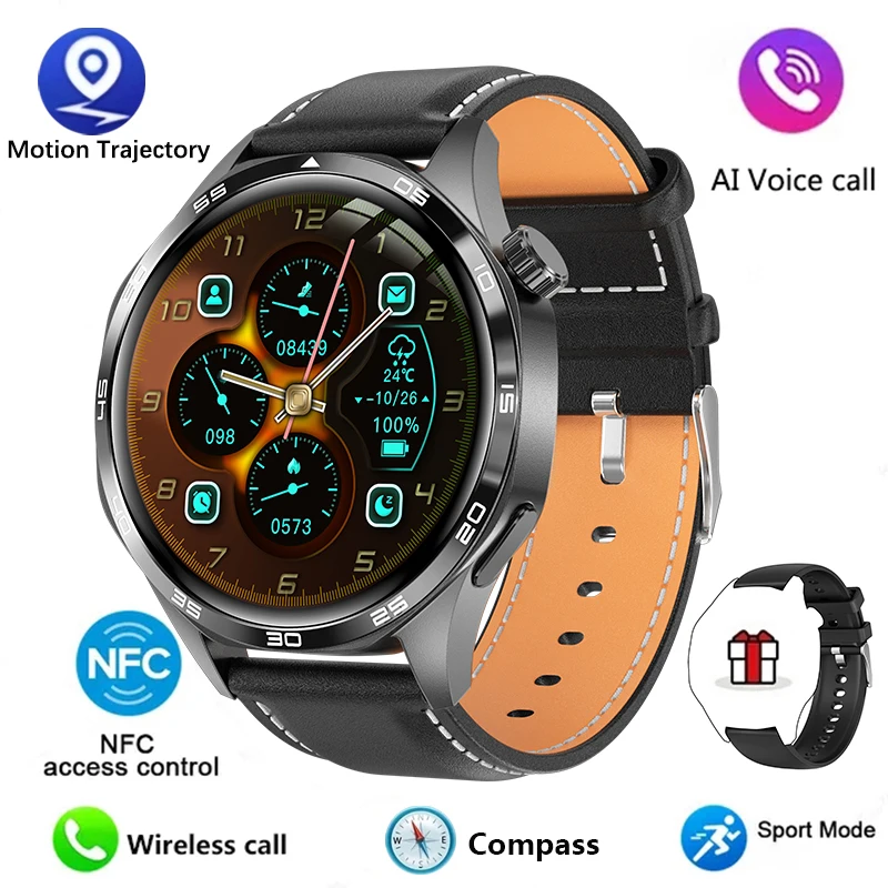 GT5 PRO Smart Watch Men Watch 5 Pro AMOLED HD Screen Bluetooth Call GPS Trajectory NFC Heart Rate Compass SmartWatches 2024 New GT5 PRO Smart Watch Men Watch 5 Pro AMOLED HD Screen Bluetooth Call GPS Trajectory NFC Heart Rate Compass SmartWatches 2024 New