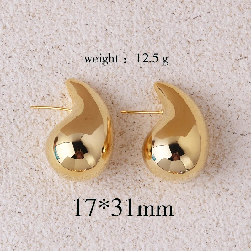 Extra Large Drop Earring Oversized Chunky Hoop Earrings for Women Girl Lightweight Hypoallergenic Gold Plated Big Earrings Extra Large Drop Earring Oversized Chunky Hoop Earrings for Women Girl Lightweight Hypoallergenic Gold Plated Big Earrings