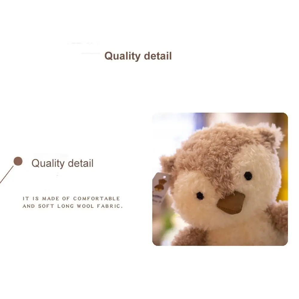 Kawaii Fox Owl Pig Lamb Chick Duck Furry Plush Toys Cute Soft Birthday Gifts for Boy Girls PP Cotton Stuffed Animals Toys Adult