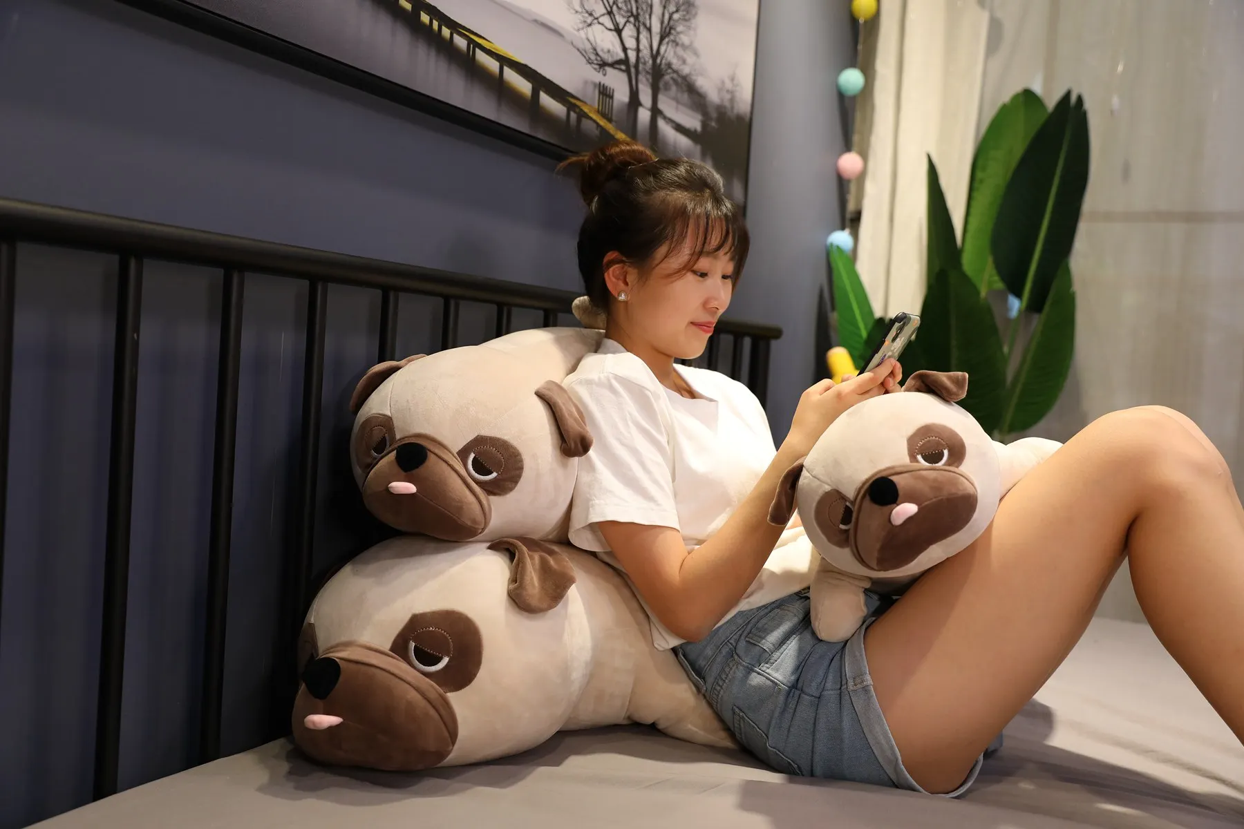55cm-90cm Cute Animal Kawaii Pug Dog Plush Toys Sleep Pillow Kids Christmas Birthday Gift Child Girl Xmas Valentine's Gift 55cm-90cm Cute Animal Kawaii Pug Dog Plush Toys Sleep Pillow Kids Christmas Birthday Gift Child Girl Xmas Valentine's Gift