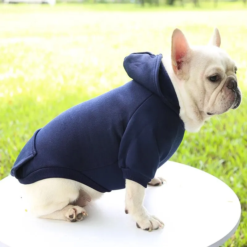 Fashion Dog Clothing Autumn And Winter Small Pet Clothes Thickening Warm Solid Color Two-Feet Hooded Wweater Casual Pet Products Fashion Dog Clothing Autumn And Winter Small Pet Clothes Thickening Warm Solid Color Two-Feet Hooded Wweater Casual Pet Products