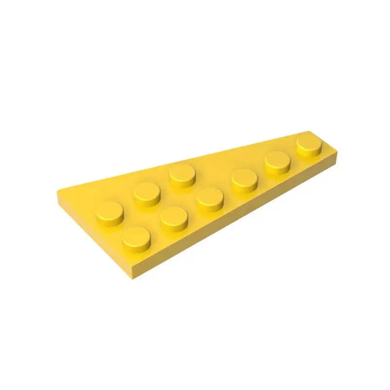 Gobricks 10PCS Bricks Wedge Plate Parts 6x3 Right compatible with 54383 pieces of children's toys Building Blocks Assembles T Gobricks 10PCS Bricks Wedge Plate Parts 6x3 Right compatible with 54383 pieces of children's toys Building Blocks Assembles T