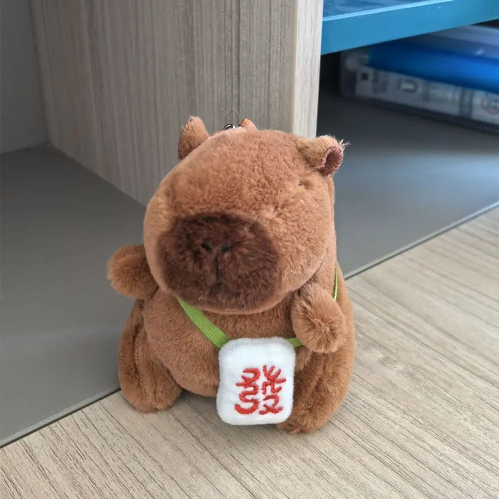 Cute Multicolor Plush Capybara Keychain Toy Cartoon Capybara Headgear Capybara Doll Accessories Guinea Pig Fluffty Animal Doll Cute Multicolor Plush Capybara Keychain Toy Cartoon Capybara Headgear Capybara Doll Accessories Guinea Pig Fluffty Animal Doll