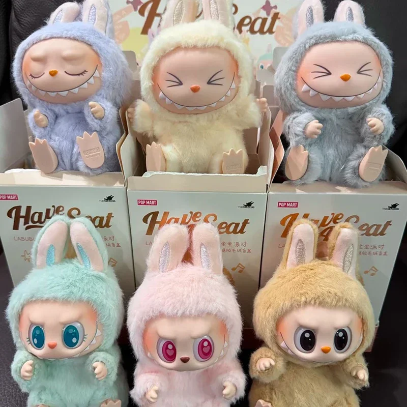 1:1 High Quality Macaron 2nd The Monsters Labubu Sitting Party Vinyl Plush Blind Box Decorative Surprise Box Doll Collection Gif 1:1 High Quality Macaron 2nd The Monsters Labubu Sitting Party Vinyl Plush Blind Box Decorative Surprise Box Doll Collection Gif