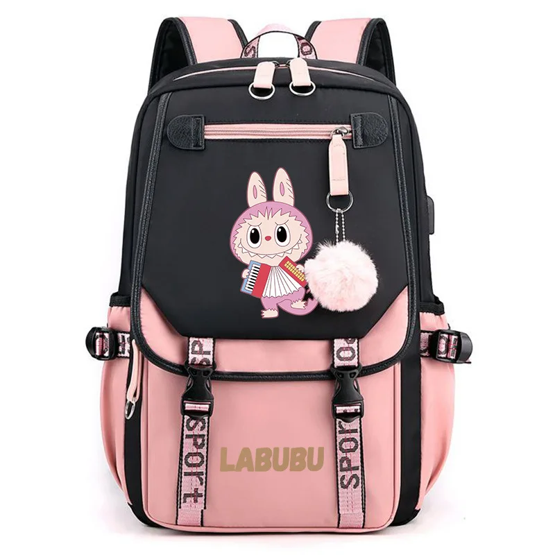 Labubu Anime Backpack Cosplay Unisex Students School Bag Cartoon Bookbag Laptop Travel Rucksack Outdoor Bag Labubu Anime Backpack Cosplay Unisex Students School Bag Cartoon Bookbag Laptop Travel Rucksack Outdoor Bag