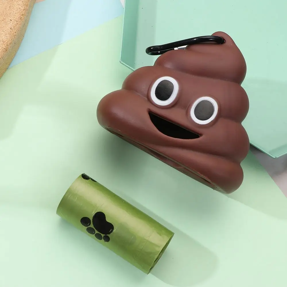 Pet Waste Bag Dispenser Poop Bag Dogs Cat Trash Carrier Pet Bag Loader Cleaning Tool Pet Products Fecal Shape Outdoor Portable Pet Waste Bag Dispenser Poop Bag Dogs Cat Trash Carrier Pet Bag Loader Cleaning Tool Pet Products Fecal Shape Outdoor Portable